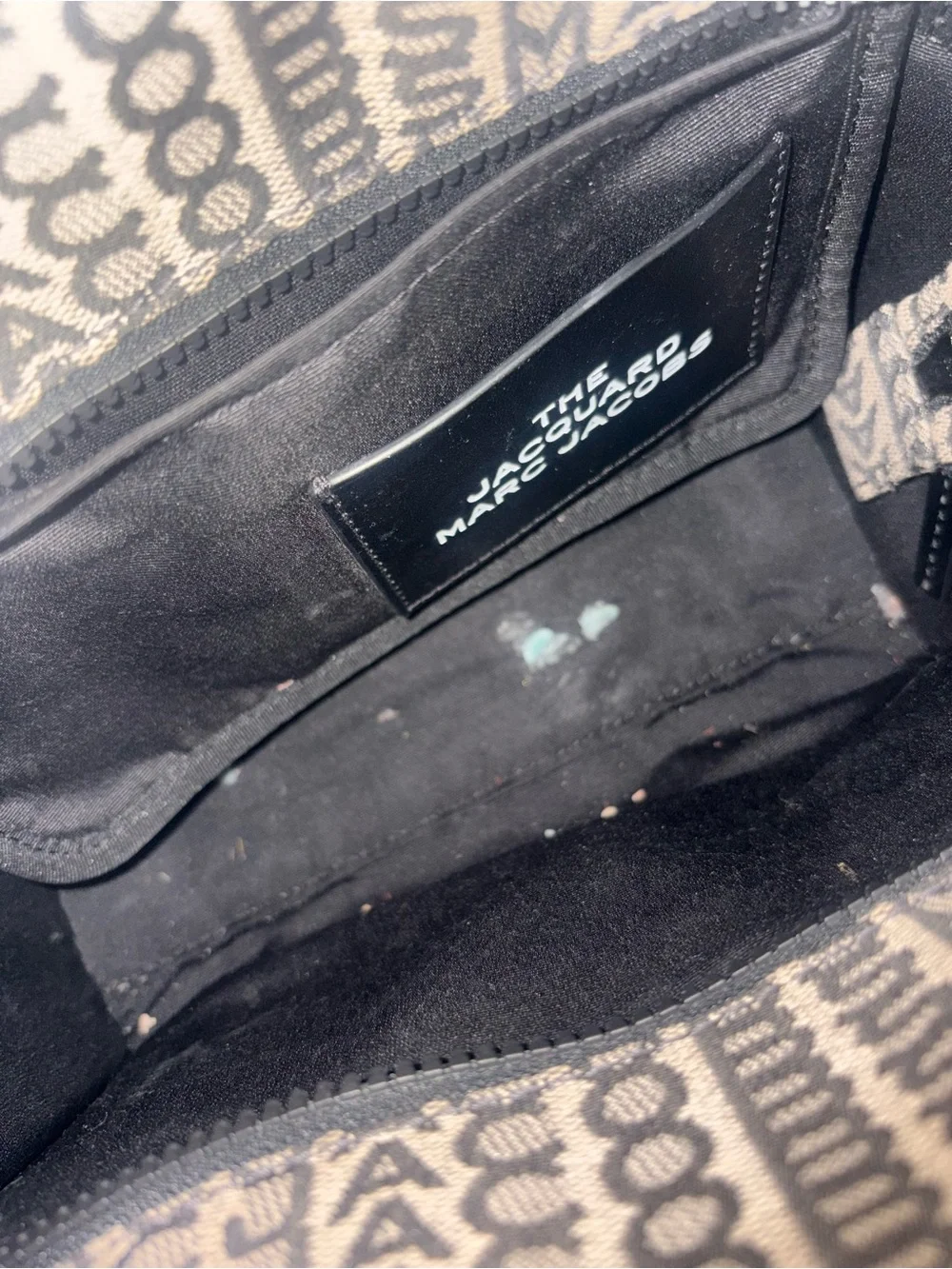 Small Marc Jacobs Monogram Crossbody Canvas Tote
